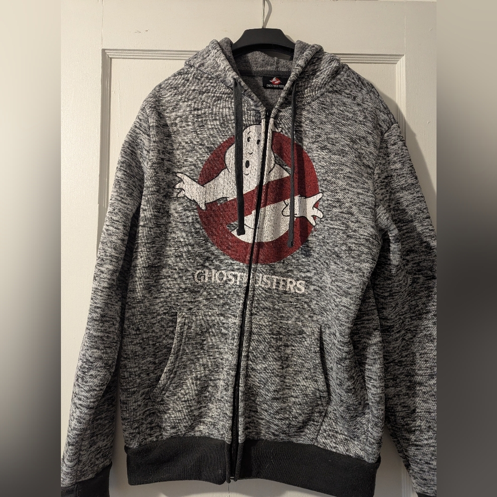 👻 GHOSTBUSTERS fleece Hooded Sweatshirt